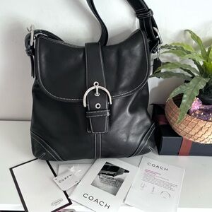 NWT Y2K Vintage Coach SoHo Flap Messenger